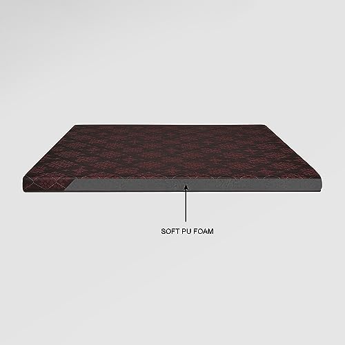 Image of Interio by Godrej Insignia SP King Bed Foam Mattress (78 x 72 x 4 Inches), 1-Year Warranty, PU Foam