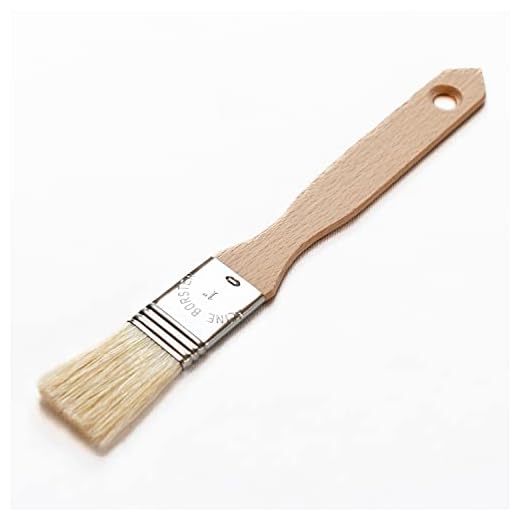 Chinchilla® Keukenkwast van beukenhout, made in Germany, hoogwaardige huishoudborstel voor bakken, koken, grillen en outdoor, keukenkwast