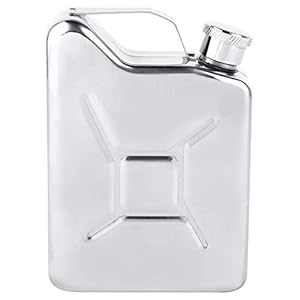 5 oz rvs jerrycan heupfles, 5 ounce olie jerrycan vorm likeur heupfles, draagbare jerrycan vorm alcohol fles