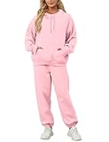 MISSACTIVER 2 Piece Airplane Mode Travel Hoodie For Men Women Oversized Sweatshirt Built-In Eye Mask Sweatpants Tracksuit Set