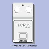  Blank Chorus Pedal Preset Notebook Efectos de guitarra Stomp: Para efectos de guitarra de estudio o de gira Stomp