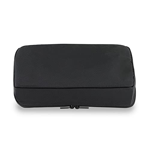 Briggs & Riley 3 Pack Zippered Packing Cubes/Luggage Organizers For Travel, Black, Large #TOP7
