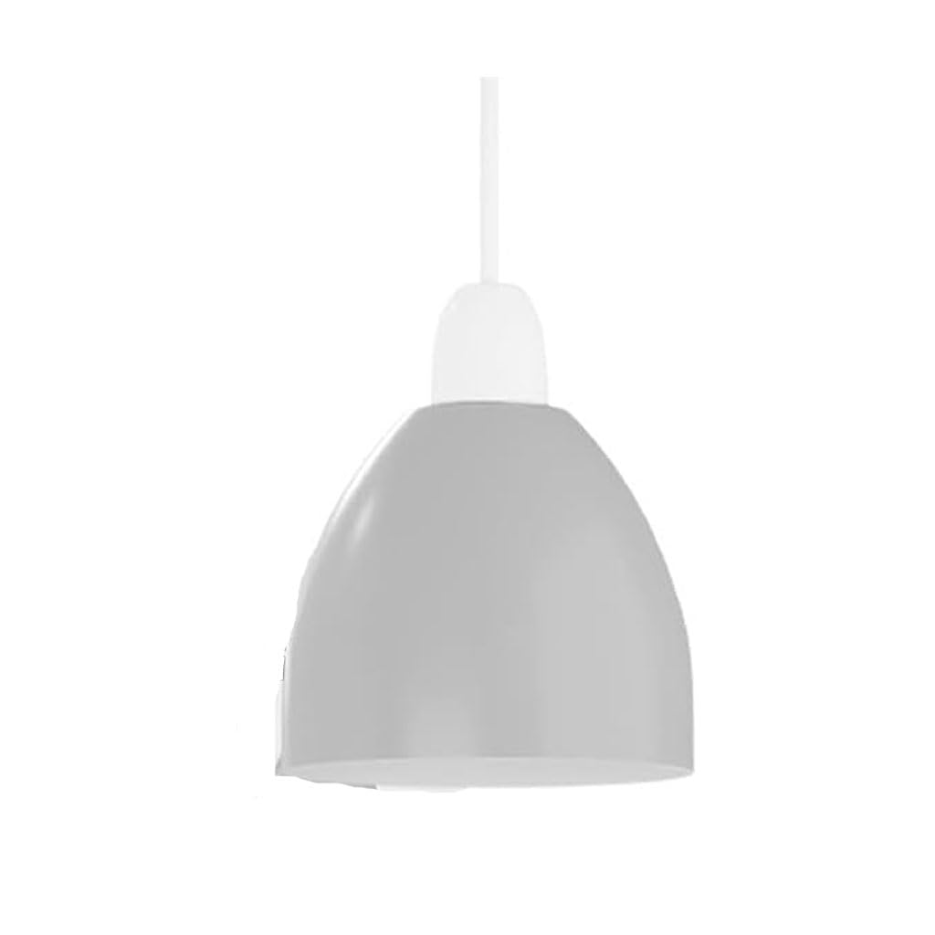 Nordic Matte White Metal Easy-Fit Ceiling Light Shade for Kitchen, Bedroom, Living Room & Hallway