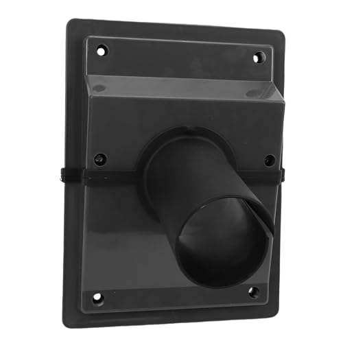 Jenivaint HVAC- Wanddurchführungsleitungsset- Abdeckungsset, Geteilte AC- Wandabdeckung aus Kunststoff für Klimaanlagensysteme Im Innen- und Außenbereich mit Weicher Dichtung, Passen (Grey)-8