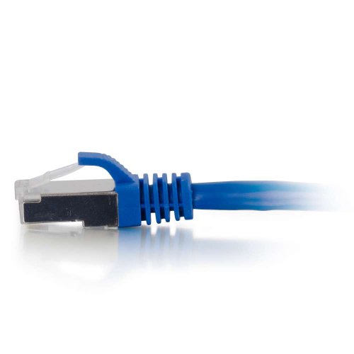 Cables to Go 35-Feet/10.66-Meters Cat6 Snagless Shielded Network Patch Cable - Blue (00807), 35' - Image 3