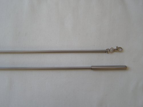 Various Matt Chrome Curtain Draw Rods/Pulls 75cm