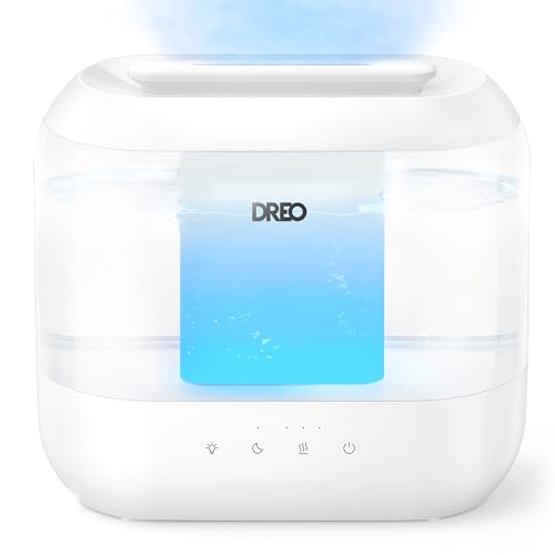 Dreo Humidifier for Bedroom, 4L Cool Mist Humidifiers for Home, 32H Runtime,Essential Oil Diffuser,...