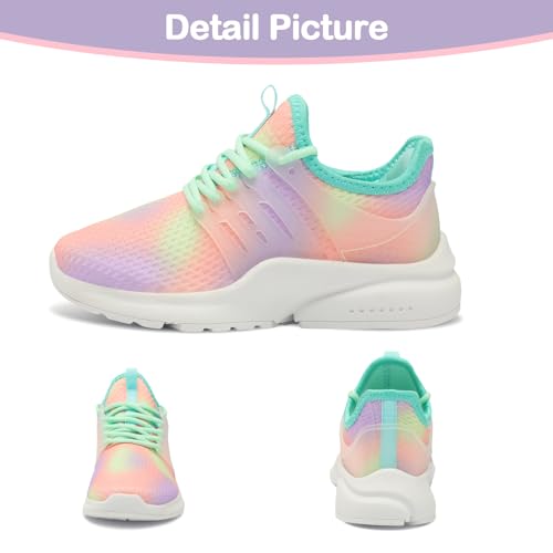 Troadlop Boys Running Shoes Fashion Tennis Casual Slip On Athletic Gym Walking Shoes for Boys Girls Shoes Blue Size M US 13.5 Little Kid