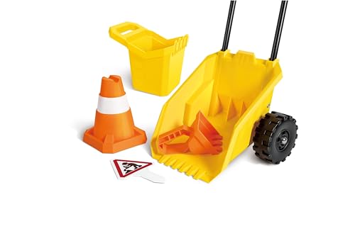Chariot de chantier Hape camion benne et bulldozer pour terrain de jeu