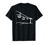 Seilbahn Gondelkabine Seilbahner Skilift Gondeln T-Shirt