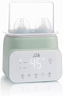 Baby Bottle Warmer, 6-in-1 Bottle Warmer and Food Heater with Timer and LCD