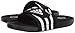 adidas Women's Adissage Slide, Black/White/Black, 8 M US