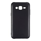 Shantime Soft Case Compatible with Samsung Galaxy J5 2015, Slim Shockproof Bumper Protective Back Cover, Anti-Scratch Flexible Shell, Grip-Friendly(Black)