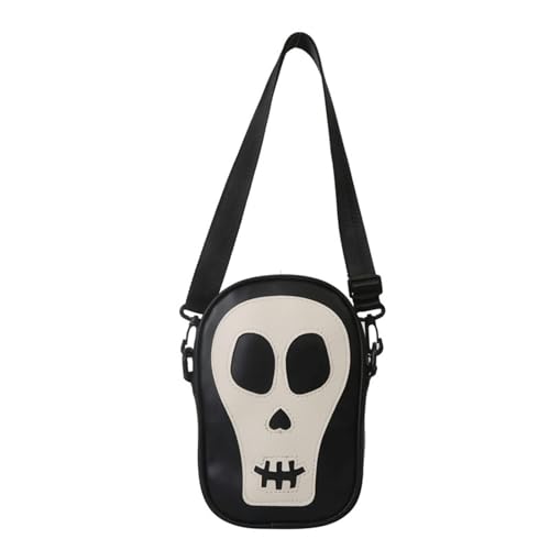 Halloween Purse Skeleton Skull Ghostface Spooky Goth Purses Horror Accessories Sling Crossbody Bag Shoulder Bags