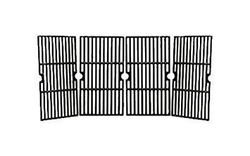 Music City Metals Matte Cast Iron Cooking Grid Replacement for Gas Grill Model Charbroil 463230710, Set of 4