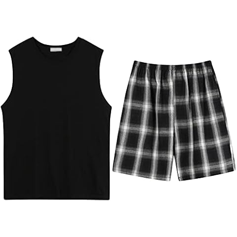 Men's Summer Sleeveless Vest and Shorts Set Cover