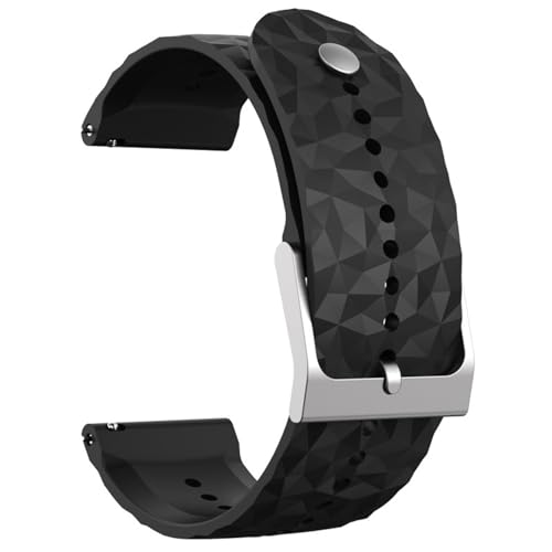 [JUSUTEK] �ƊE�V�o�� �H�`��V���R�[�����v�o���h �R���p�`�u�� Suunto 7/9/9 Baro/D5/Spartan Sport ��p 24MM�� �X�e�����X�{�^���o���h�s���t�E���h�~�C���߂��ȒP �j���������p �r���v�o���h �S���r���v�ւ��o