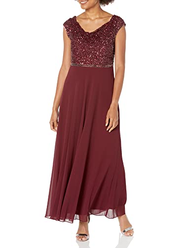 Image of J Kara Women's Beaded Empire Waist Gown