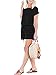 ANRABESS Women's Summer Short Sleeve Striped Jumpsuit Rompers with Pockets Short Pant Rompers Playsuit HEI-M 35 Black