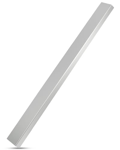 Universal Stainless Steel Stove Gap Cover Trim, Brushed 304 Stainless Steel Kitchen Gap Filler Strip, Slide-in Range Trim for Microwave Oven Cooktop Kitchen Decor, 36'' x 3'' x 1''