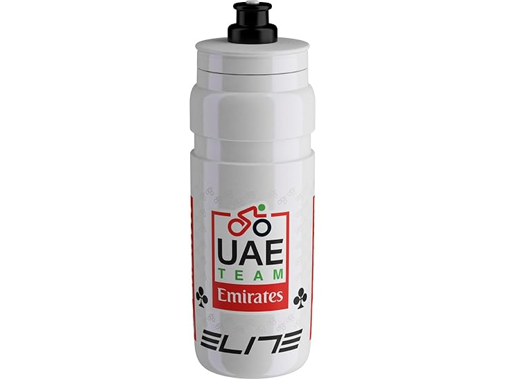 ELITE Fly Team 2025 Edition – UAE Team Emirates – 750ml – Gourde de vélo Ultra légère – sans BPA et sans Odeur – Vélo de Course, entraînement et...