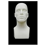 Male Mannequin Head (White) - 16