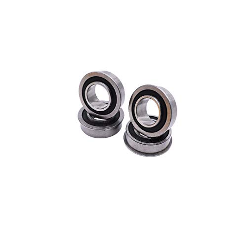 Front Wheel Bearing Flanged Ball Bearings 532009040 532124959 AM118315 AM127304 Replacement for Husqvarna John Deere Ariens MTD for Lawn Mower Wheelbarrows