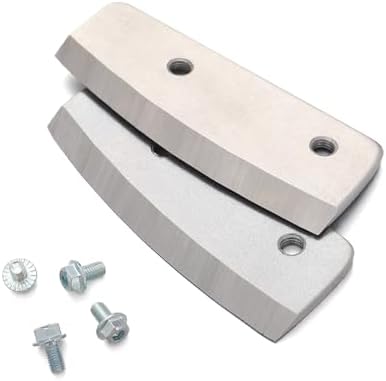 Silkfly 2 Pcs 6 Inch Hand Ice Auger Replacement Blades Compatible with Strike Master Mora Heavy Duty Stainless Steel Replacement Drill Blades for Ice Fishing Winter Outdoor