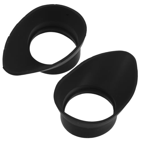 Gogogmee 2pcs Rubber Eyepiece Covers for Telescopes Microscopes Protective Eyecups Antiglare Impact Protection Wide Compatibility Vision Protector
