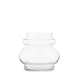 Glas mundgeblasen Tivoly by Normann Copenhagen - Balloon Vase - Blumenvase - Medium - klar - Höhe 19 cm