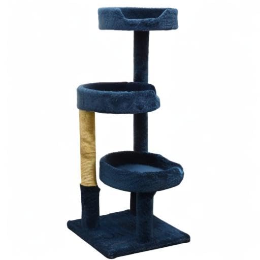 Árbol para gatos New Cat Condos Premier Kitty Pad azul miniatura 6