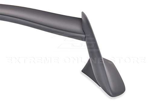 Extreme Online Store Replacement for 2016-Present Honda Civic Sedan FC1 FC2 | EOS Type-R Style ABS Plastic Primer Black JDM Rear Trunk Lid Wing Spoiler - Thumbnail 6