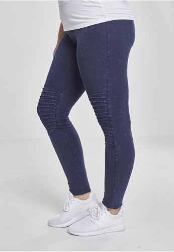 Urban Classics Leggings Da Donna In Jersey Denim, Blu (Indigo), L - 6
