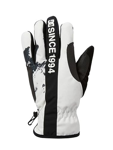 DC Men's Insulated Snowboard Gloves - Salute Glove | Snow Camo, Medium