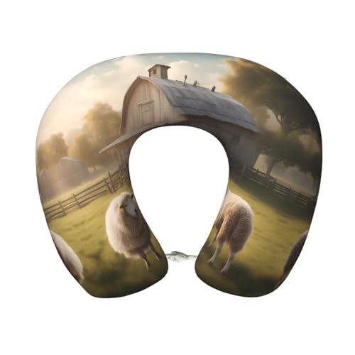 Almohada U Viscoelástica de Viaje 30 cm 25 cm miniatura 1