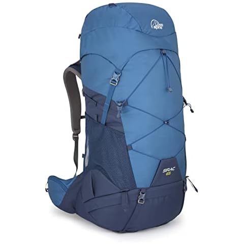Lowe Alpine Sirac Multi-Day Hiking Backpack, Sirac 65 Liter, Deep Ink/Ink Cover