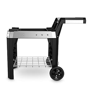 Carrello Universale Pieghevole Per Barbecue - Compatibile Con Weber Q100/Q200, Ninja Woodfire, Enders Urban