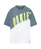 Oakley (オークリー) Tシャツ FOA408328 DARK SLATE YTR QD BLOCK SS TEE 10.0 ユニセックス子供 US M サイズ (日本 M 150cm相当) 吸汗速乾