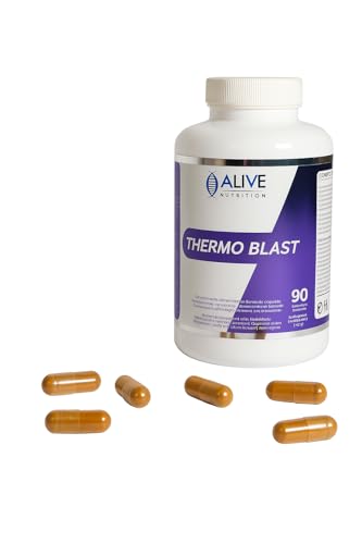Termogénico quemagrasa potente. THERMO BLAST 90 cápsulas. Quemador de grasa. Quemagrasas potente para adelgazar. Fat burner. Suplementos para adelgazar. Pastillas adelgazantes. Quema grasa.