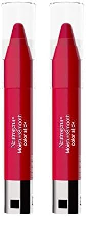 Neutrogena MoistureSmooth - Barra de color para labios, hidratante y acondicionador con una fórmula similar a un bálsamo, manteca de karité
