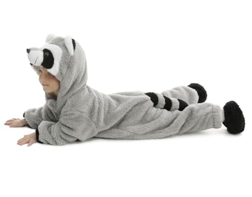 Disfraz de mapache para bebés de 12-18 meses miniatura 3