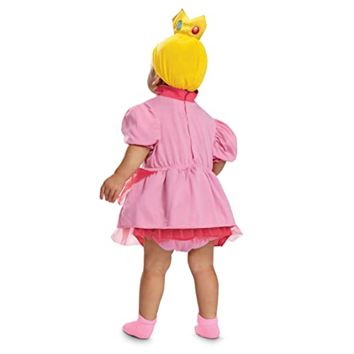 Disfraz Infantil Princesa Peach Super Mario Bros miniatura 2