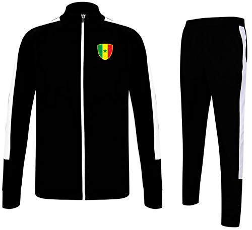 Nation Tuta sportiva da uomo Senegal TA-GO Nero