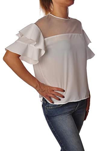 Pinko Blusa Maniche Corte Trasparente sottomultiplo tg 40
