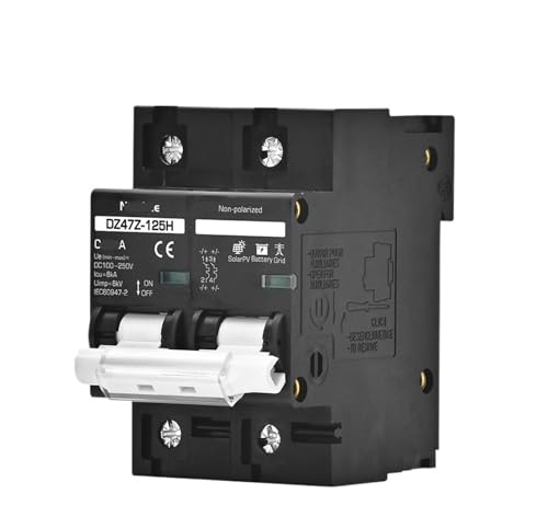 Disjoncteur solaire 2P pour sécuriser le circuit électrique continu d'une maison