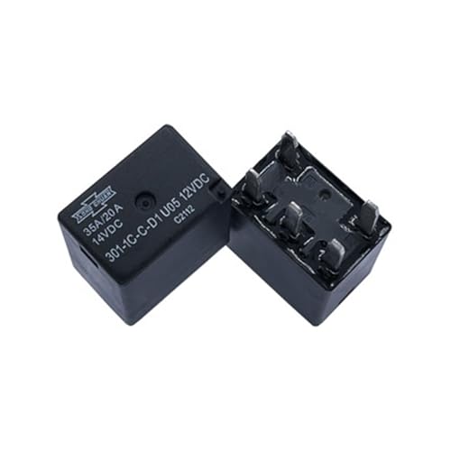 Relé 301-1C-C-D1-U05-12VDC de 5 pines y 35A para automoción paquete de 5 unidades
