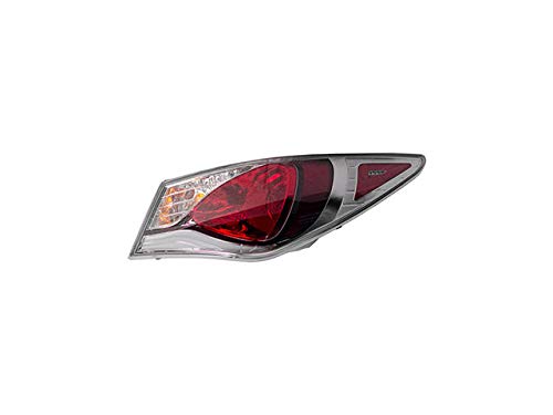 Right Passenger Side Outer Tail Light Assembly - Body Mounted - Compatible with 2011-2015 Hyundai Sonata