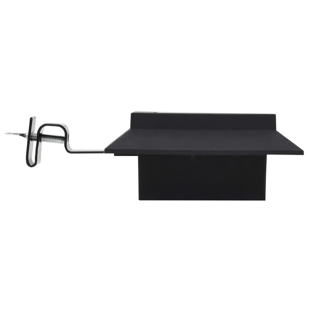 Oświetlenie zewnętrzne lampy solarne 12 szt. LED, kwadratowe, 12 cm, czarne, dom i ogród