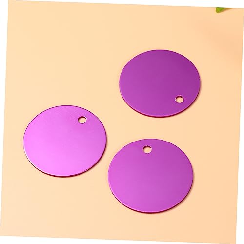 HOODANCOS 3 Sets Haustiermarken Aus Aluminiumlegierung Rund Für Welpen Hundemarken Hundemarken Name Nummer Adresse Robust Stilvoll 25 Stück X 3