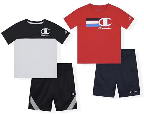 Champion Boys Short Sets - 4 Piece Short Set for Boys